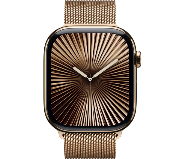 Apple Watch 10 42/Złoty Tytan/Złota Bransoleta  LTE - 1278215 - zdjęcie 2